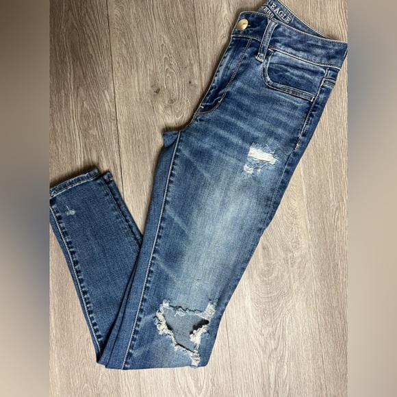 American Eagle Super Stretch Hi Rise Jegging Size 2 Regular - Picture 8 of 11